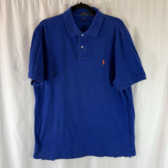 Polo by Ralph Lauren Other - Polo Ralph Lauren Shirt Men's Large Blue Short Sleeve Classic Fit 100% Cotton